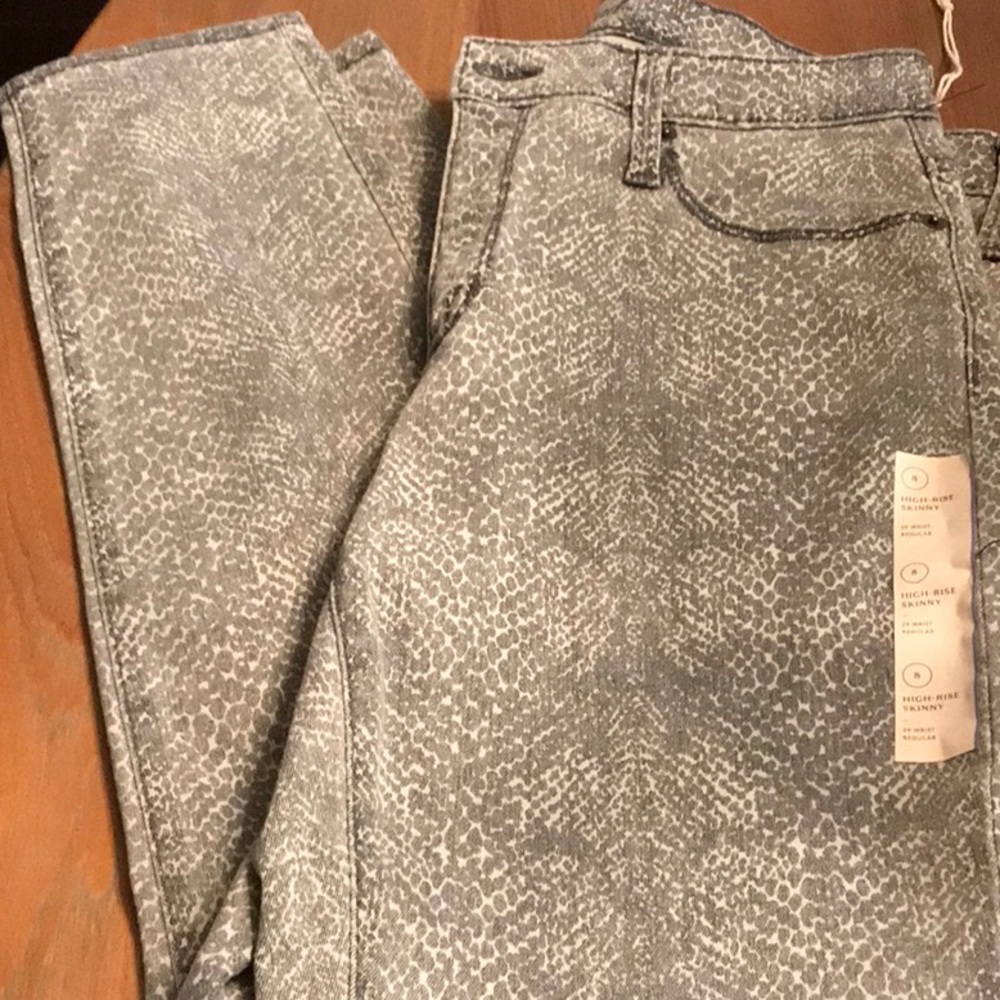 Snakeskin jeans